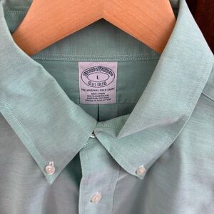 Green Brooks Brothers Button Down Size Large